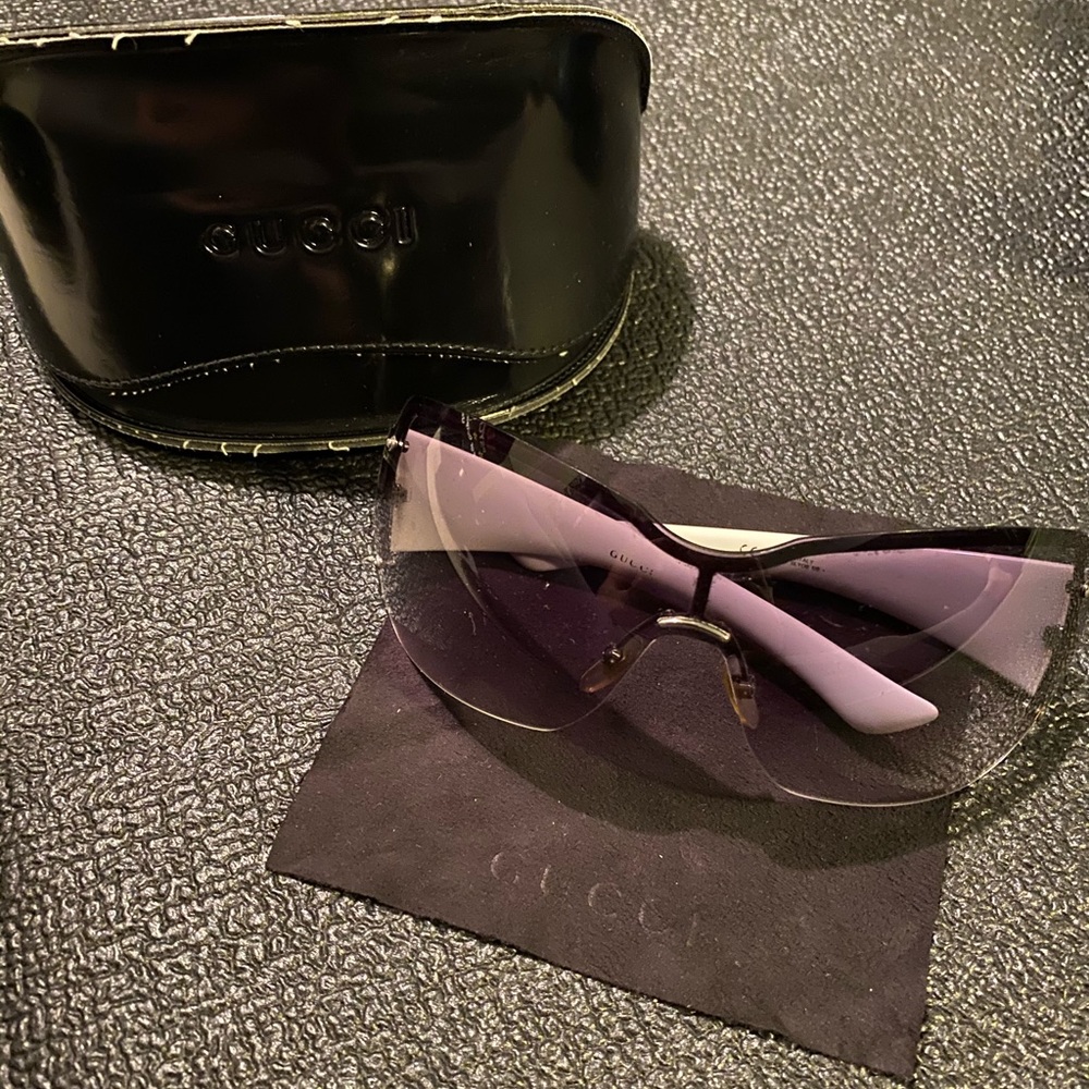 Gucci White Sunglasses